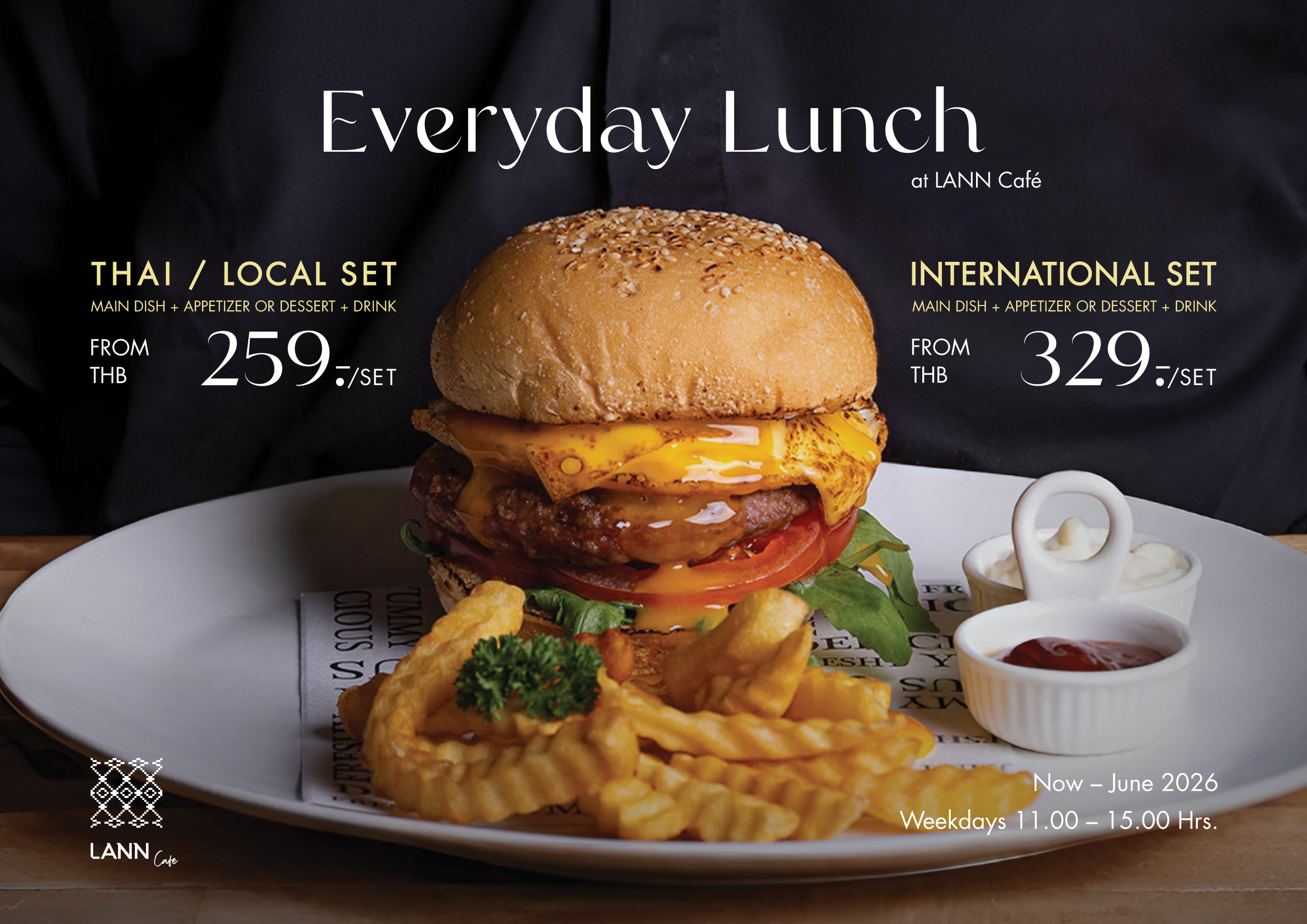 Everyday Lunch at Lann Cafe