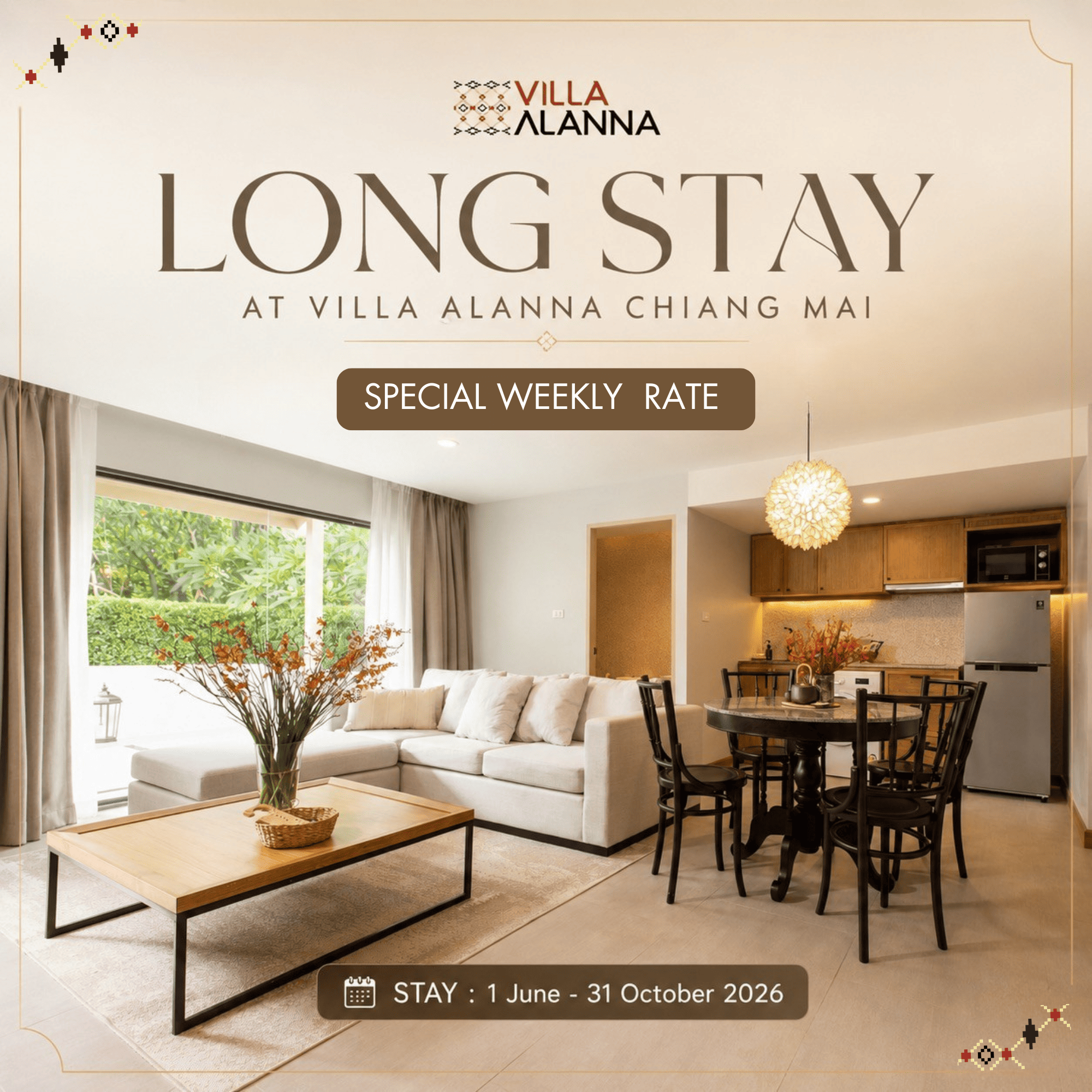 Long Stay at Villa Alanna