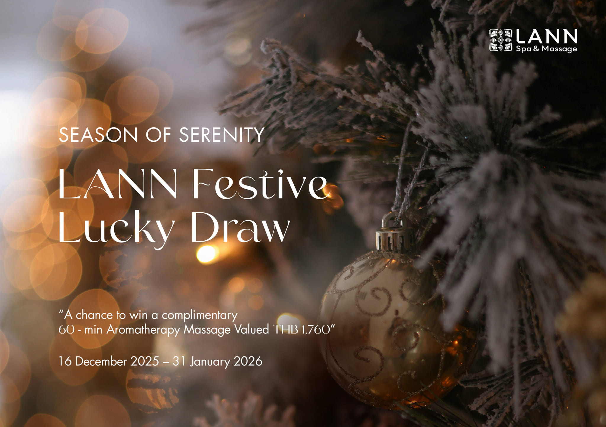 Season of Serenity - LANN festive Lucky draw